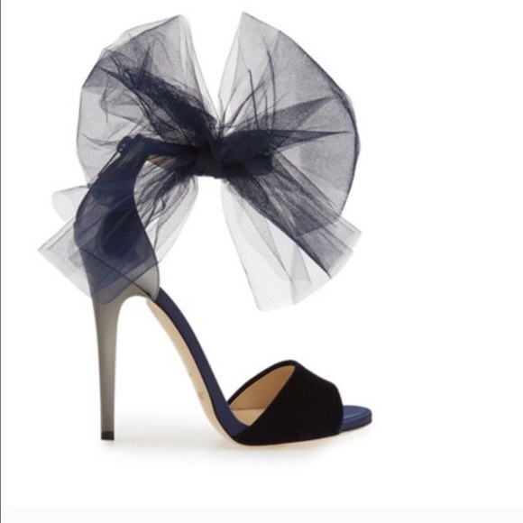 jimmy choo blue wedding shoes